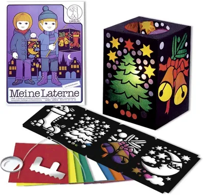 Produktbild von URSUS 2040099, Papierlaterne, Karton, Papier, Mehrfarbig, Einfarbig, Rechteckig, Junge/Mädchen
