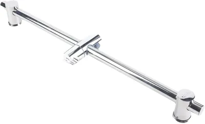 Image de Barre de douche, acier inoxydable 304, design réglable, argent