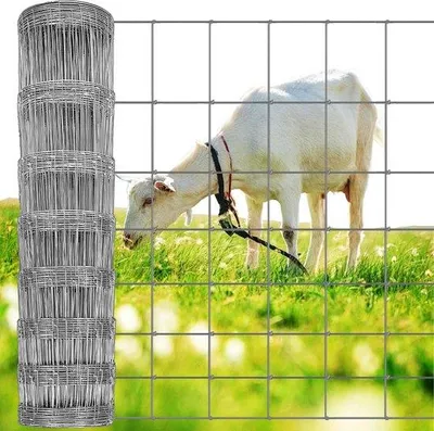 Productafbeelding van Famanu schapennet - Robuuste constructie - 0,8 meter hoog, 50 meter lang
