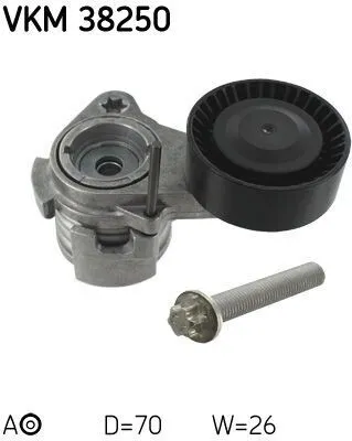 Produktbild von SKF VKM 38250 Spannrolle Keilrippenriemen für BMW 3 Touring (E91) 3 Limousine (E90) 1 Schrägheck (E87) 5 Limousine (E60) 5 Touring (E61)