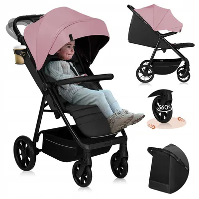 Produktbild von Lionelo Mira Buggy 22 kg, klappbar, mit großen Rädern und UPF50+ Verdeck