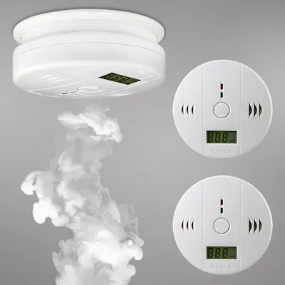 Produktbild von Jiubiaz CO Melder Alarm Kohlenmonoxid 3x Gasmelder Rauchmelder Gaswarner LCD Anzeige Kohlenmonoxidmelder Brandschutz CO Sensor