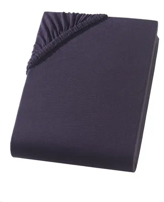 Produktbild von Jersey Split Topper Spannbettlaken für geteilte Topper Schwarz 180x200 - 200x200 cm