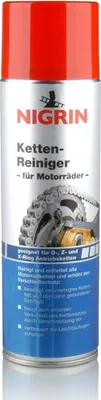 Produktbild von NIGRIN Kettenreiniger, 500 ml Sprühdose, Kettenspray für Motorrad, reinigt und e