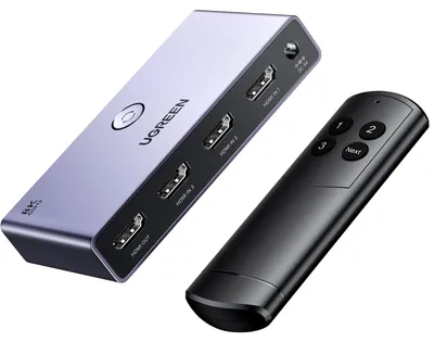 Produktbild von UGREEN HDMI 2.1 Switch 3 In 1 Out HDMI Splitter 8K@60Hz aus Aluminium