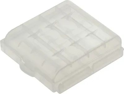 Produktbild von Transportbox für Akkus / Batterien - Mignon (AA) / Micro (AAA) - 4er-Box