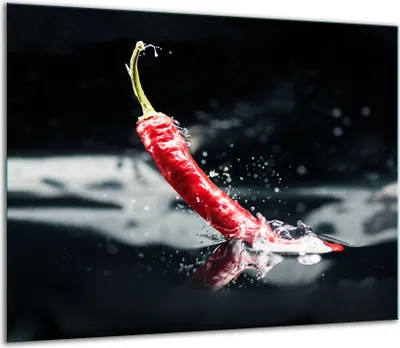 Obrázek produktu pro Krycí desky sporáku Skleněný kryt varné desky splashback 60x52cm kuchyňská černá