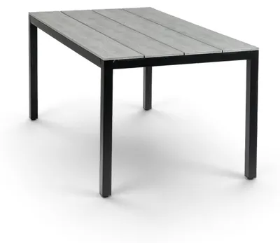 Produktbild von Gartentisch | Limasol 160 x 90 cm | Polywood & Aluminium | Grau