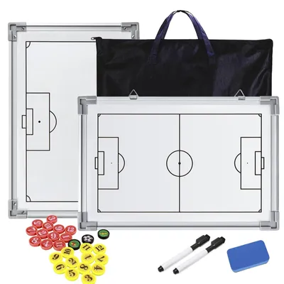 Image de Tableau tactique pour l'entraînement au football, avec marqueurs