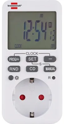 Produktbild von Brennenstuhl 1506320, Wochentimer, Weiß, Digital, LCD, Tasten, 24 h
