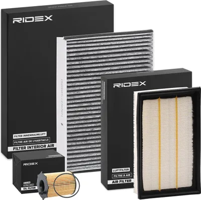 Produktbild von RIDEX Filterset Inspektionspaket Filtersatz für FORD Focus C-Max (DM2) für VOLVO C30 (533)