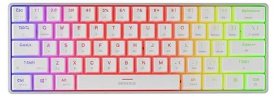 Obrázok produktu pre Klávesnica GENESIS Thor 660 G2 Gateron, červeno-biela