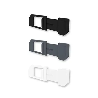 Produktbild von Targus AWH012GL, Webcam-Abdeckung, Schwarz, Silber, Weiß, 3 Stück(e), 5 mm, 113,9 mm, 156,9 mm