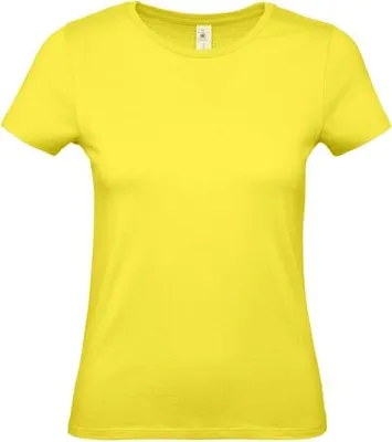 Produktbild von Damen-T-Shirt, Kurzarm - B&C #E150/W - solar yellow - Größe S