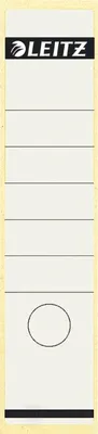 Image de 10x LEITZ 1640-00-01 Étiquette dos classeur 61 x 285 mm long large blanc