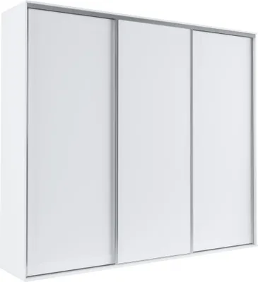 Obrázek produktu pro Grande skříň s posuvnými dveřmi 277X244X62 Šatní skříň Šatní skříň bílá