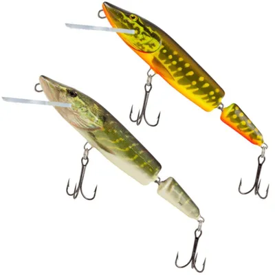 Produktbild von Salmo Hechtwobbler Set - 2 Jointed Pikes 11cm 13g schwimmend