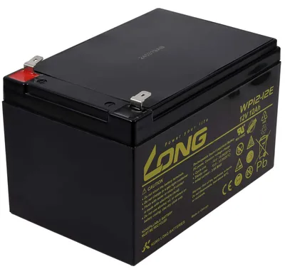 Image de Batterie au plomb KungLong WP12-12E Vds avec Faston 6,3mm résistante aux cycles