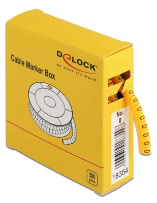 Obrázok produktu pre DeLOCK 18354, Žltá, Plast, 500 kusov