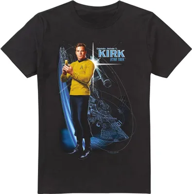 Image de Star Trek - T-shirt "Galactic" pour homme TV5966 (XL) (Noir)