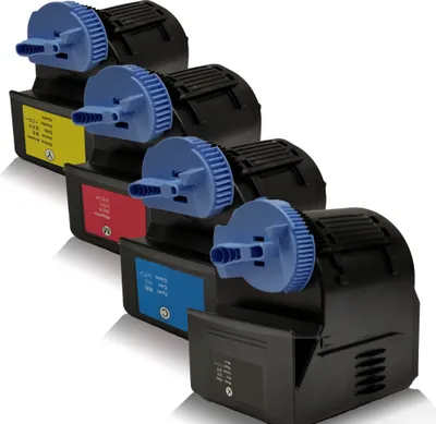 Produktbild von 4x kompatible Tonerkartuschen für Canon IR-C-3080 i IR-C-3080i IR-C-3380 i IR-C-3380i IR-C-3480 i IR-C-3480i IR-C-3580 IR-C-3580i IR-C-3580 Ne C-EXV21 CEXV21 CEXV 21 0452B00 0453B00 0454B00 0455B00 - Sparset - Set - Quantum Line Serie