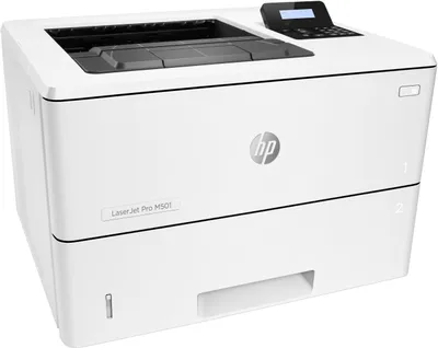 Zdjęcie produktu dla HP LaserJet Pro M501dn, Laser, 600 x 600 DPI, A4, 43 stron/min, Podwójne drukowanie, Dostosowany do pracy w sieci