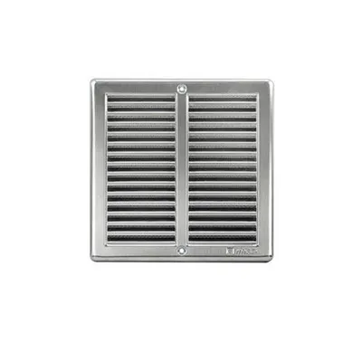 Immagine prodotto di Griglia di ventilazione con rete VM, 200 x 200 mm, acciaio inox 0707
