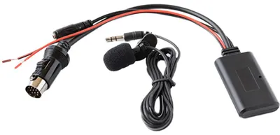 Bluetooth AUX-Kabel + Mikrofon für Kenwood 13-pol. CD-Hosts