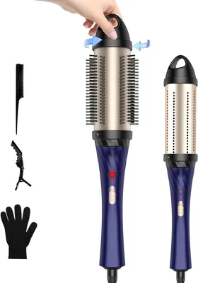 Immagine prodotto di Spazzola termica - Spazzola arricciacapelli - Styler per capelli - Funzionalità 3-in-1 - Diametro 32 mm - Colore nero