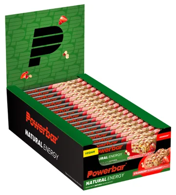 Produktbild von POWERBAR Natural Energy Strawberry Cranberry 18x40g veganer Kohlenhydrat Riegel