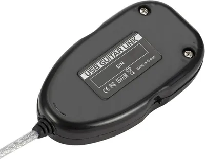 Obrázek produktu pro Rozhraní USB pro kytaru, propojovací kabel, adaptér, audio připojení, rekordér pro PC/počítač