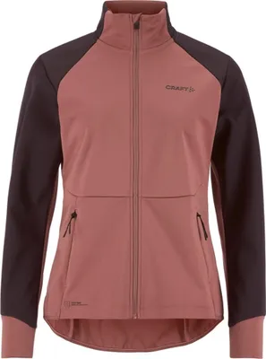 Produktbild von Craft Core Essence Nordic Jacket 2 W Rose Brown/Dk Plum Rose Brown/Dk Plum Xl