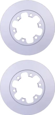 Produktbild von 2 Bremsscheiben voll Ø 122,5 mm 18 mm HELLA passend für u.a. FORD TRANSIT