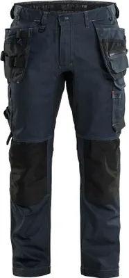 Produktbild von Handwerker Arbeitshose Denim Stretch "1750 " - Blakläder Marineblau/Schwarz C54