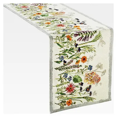 Produktbild von Tischläufer Garden Delight Gobelin bunt 32x96 cm