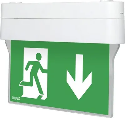 Immagine prodotto di Luce di emergenza a LED, ARROW N doppia funzione 1W 6000K 3h + PU31,PU41, bianco, IP40