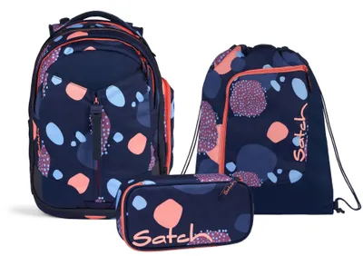 Produktbild von Satch Schulrucksack-Set MATCH Coral Reef, Mäppchen + Sportbeutel