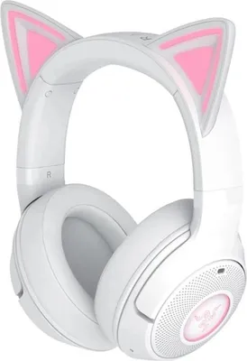 Produktbild von Razer Kraken Kitty V2 BT, Kabellos, 20 - 20000 Hz, Gaming, 325 g, Kopfhörer, Weiß