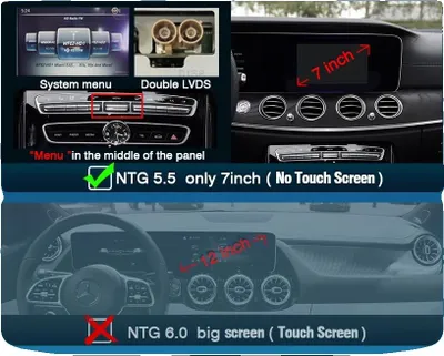 Obrázek produktu pro Bezdrátový dekodér CarPlay a Android Auto, plynulé připojení, pokročilé zrcadlení obrazovky, pro model NTG 5.5 od Mercedes-Benz W213