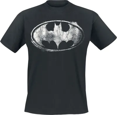 Produktbild von Batman T-Shirt Herren Smudge Logo schwarz L