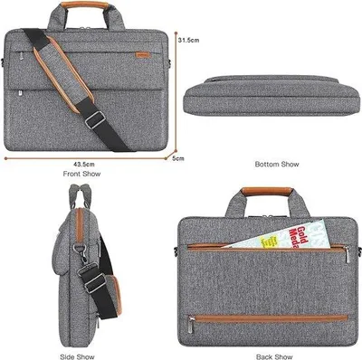Produktbild von Famanu Laptop Tasche - Wasserabweisender Schutz für 17 - 17,3 Zoll Tablets