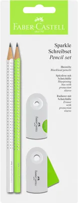 Produktbild von Faber-Castell 218488, B, Grün, Weiß, Dreieckig, 1 Stück(e), PVC