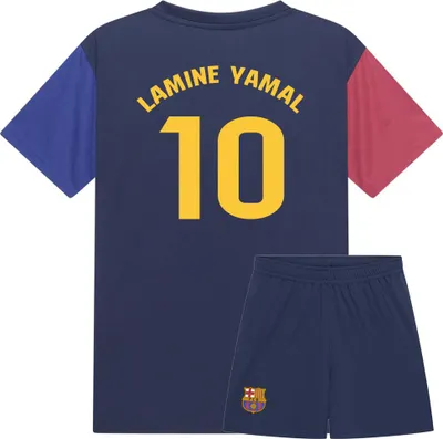 Produktbild von FC Barcelona Fußball Trikot Set Lamine Yamal - Kind - 116