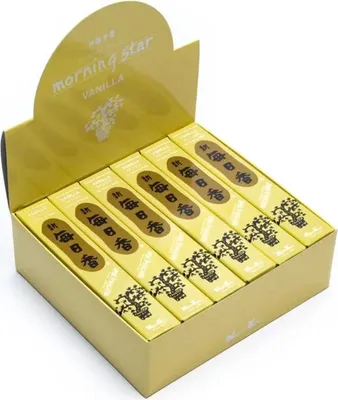 Produktbild von Weihrauch Morning Star Vanille – Packung mit 12 Stück – 20 g