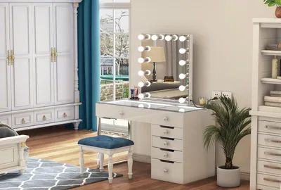 Immagine prodotto di Vanitii Marilyn Hollywood specchio per il trucco Pro 80x65 cm