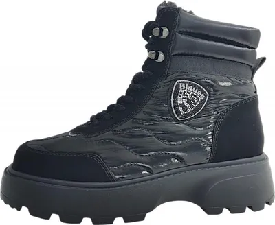 Image de Bottes à lacets femme Blauer USA Blanca, noir, taille 36