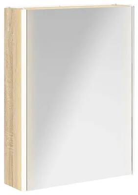 Produktbild von vidaXL Badezimmerspiegelschrank Sonoma-Eiche 53,5 x 15,5 x 70 cm