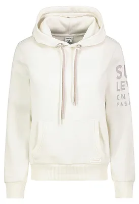 Zdjęcie produktu dla Sweter z kapturem, kieszenią kangurką i nadrukiem logo | XS