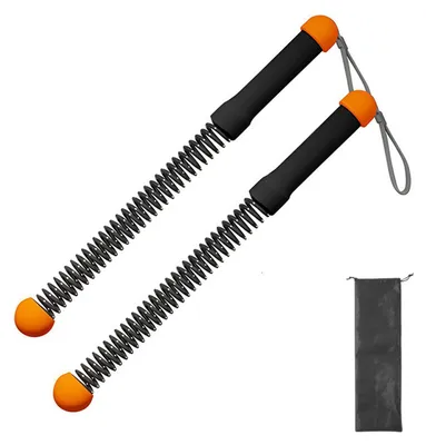 Produktbild von Paar seillose Battle Ropes für Männer und Frauen, Armtrainer, Cardio-Muskelkrafttraining, kabelloses Trainingsseil, Heimfitnessgerät E