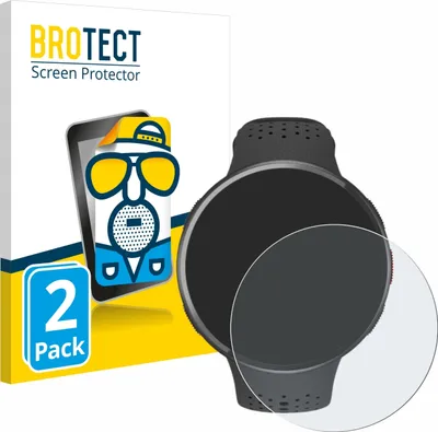 Produktbild von 2x BROTECT Schutzfolie für Polar Pacer Pro Displayschutz Displayschutzfolie Folie Matt Entspiegelungsfolie